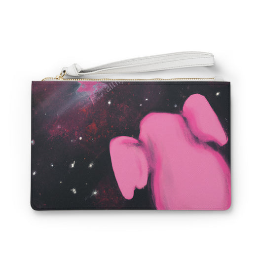 "Stargazing with the Pink Elephant" - The Alien Clutch Bag