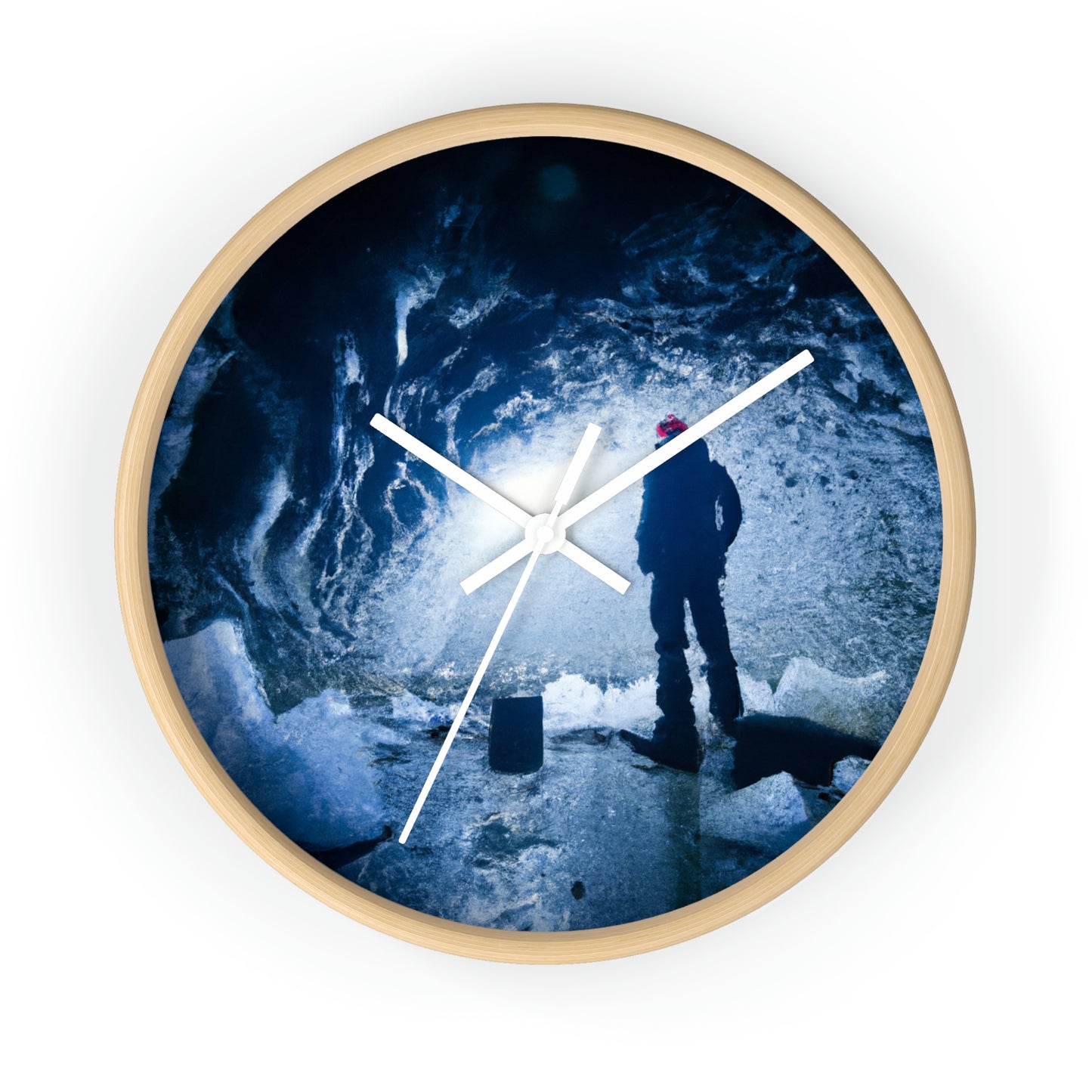 "The Hidden Glacial Tomb" - The Alien Wall Clock
