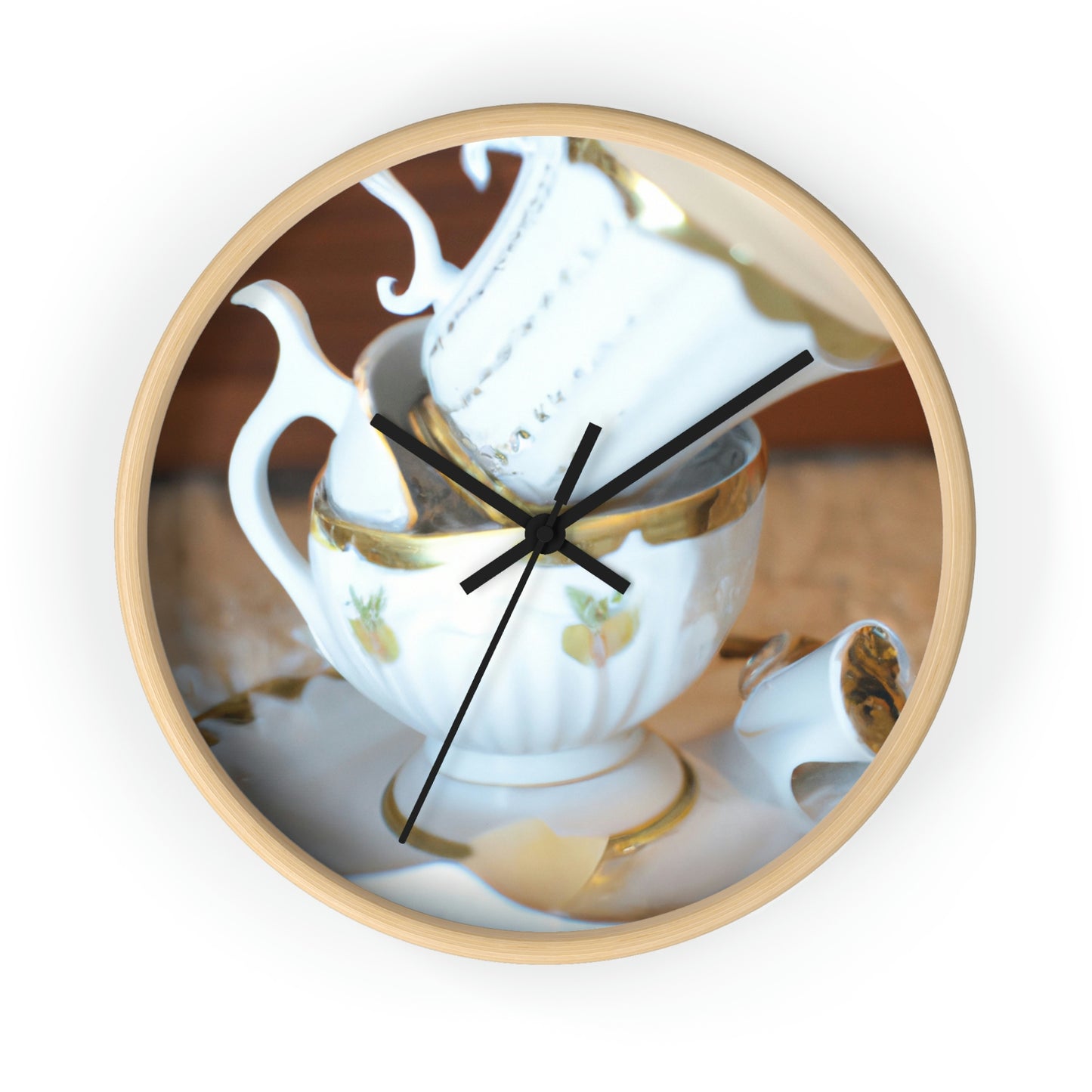 "A Cup of Comfort" - The Alien Wall Clock