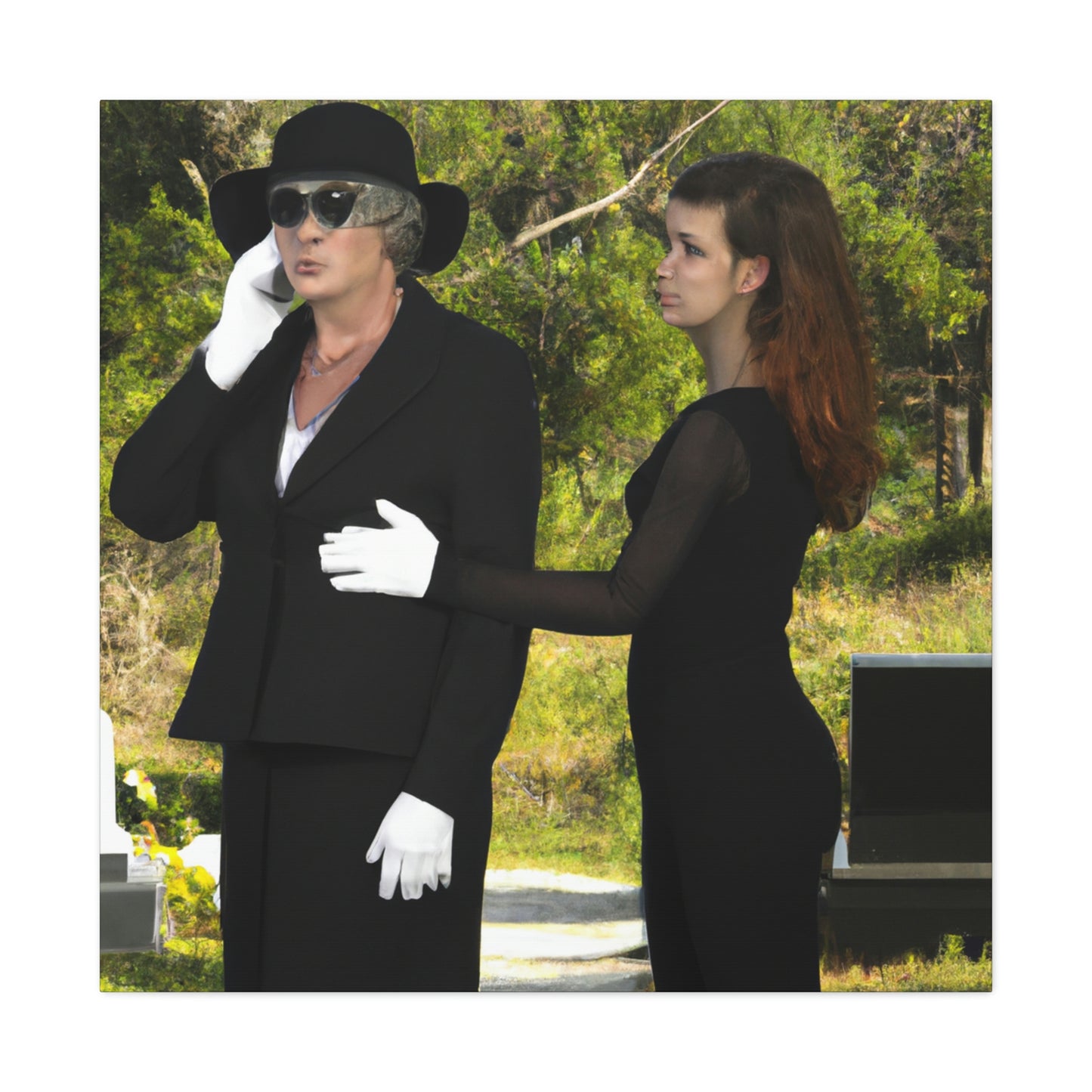 "The Funeral Director's Search" - The Alien Canva
