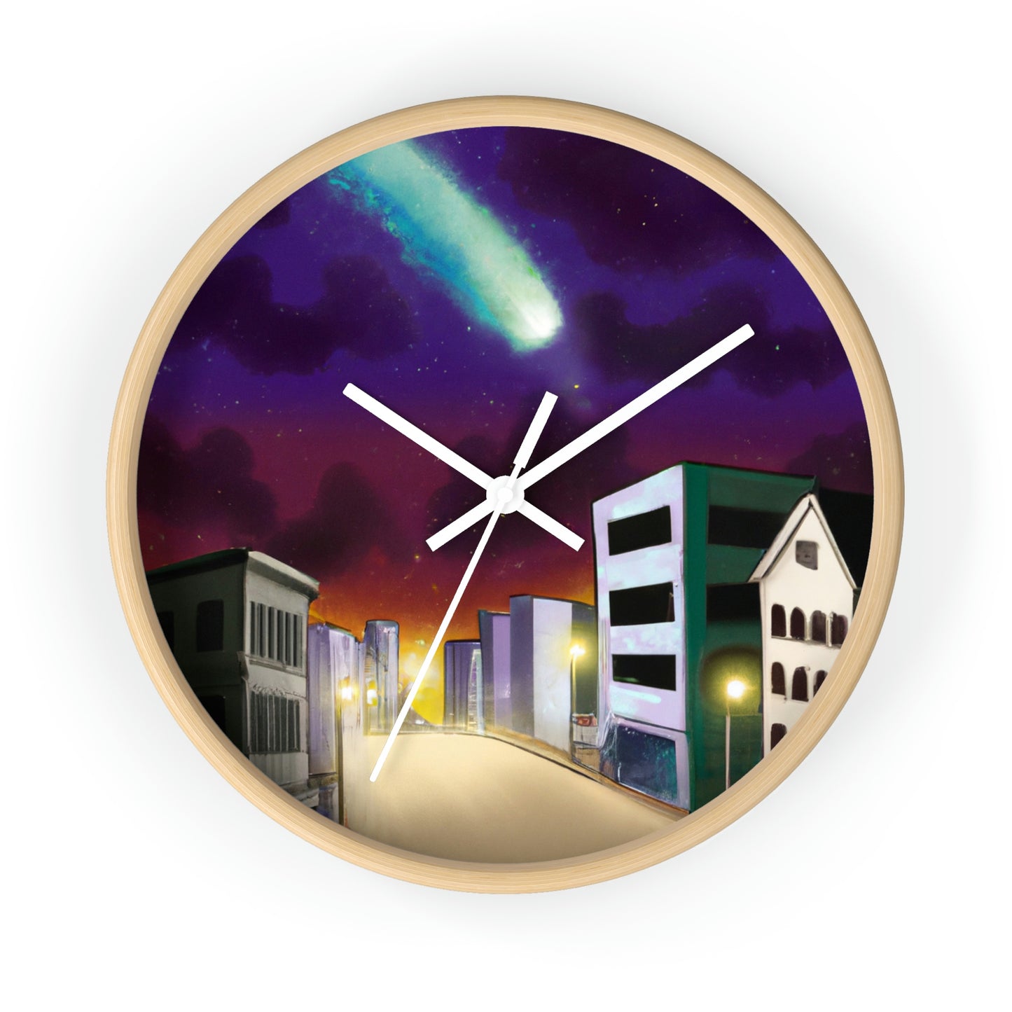 "The Comet's Transformation" - The Alien Wall Clock