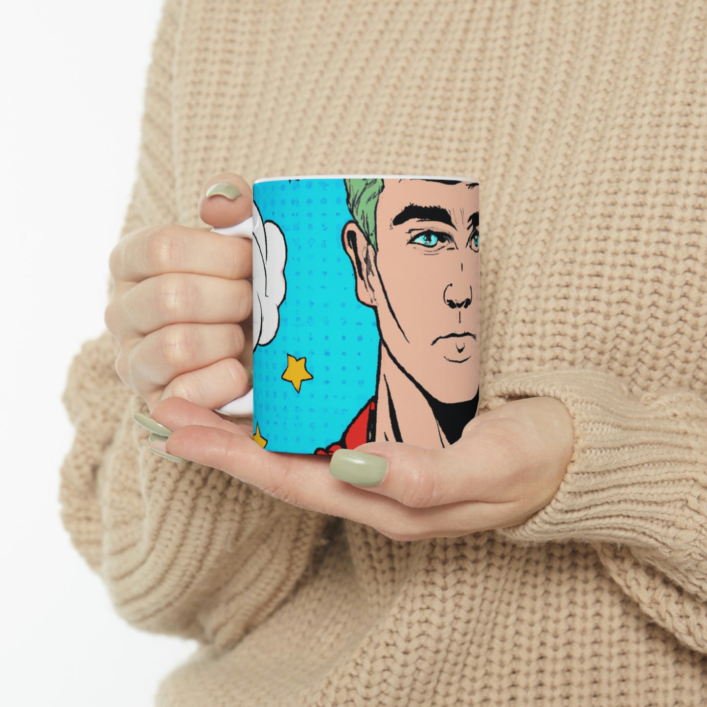 "My Hero, My Pop Art!" - The Alien Ceramic Mug 11 oz