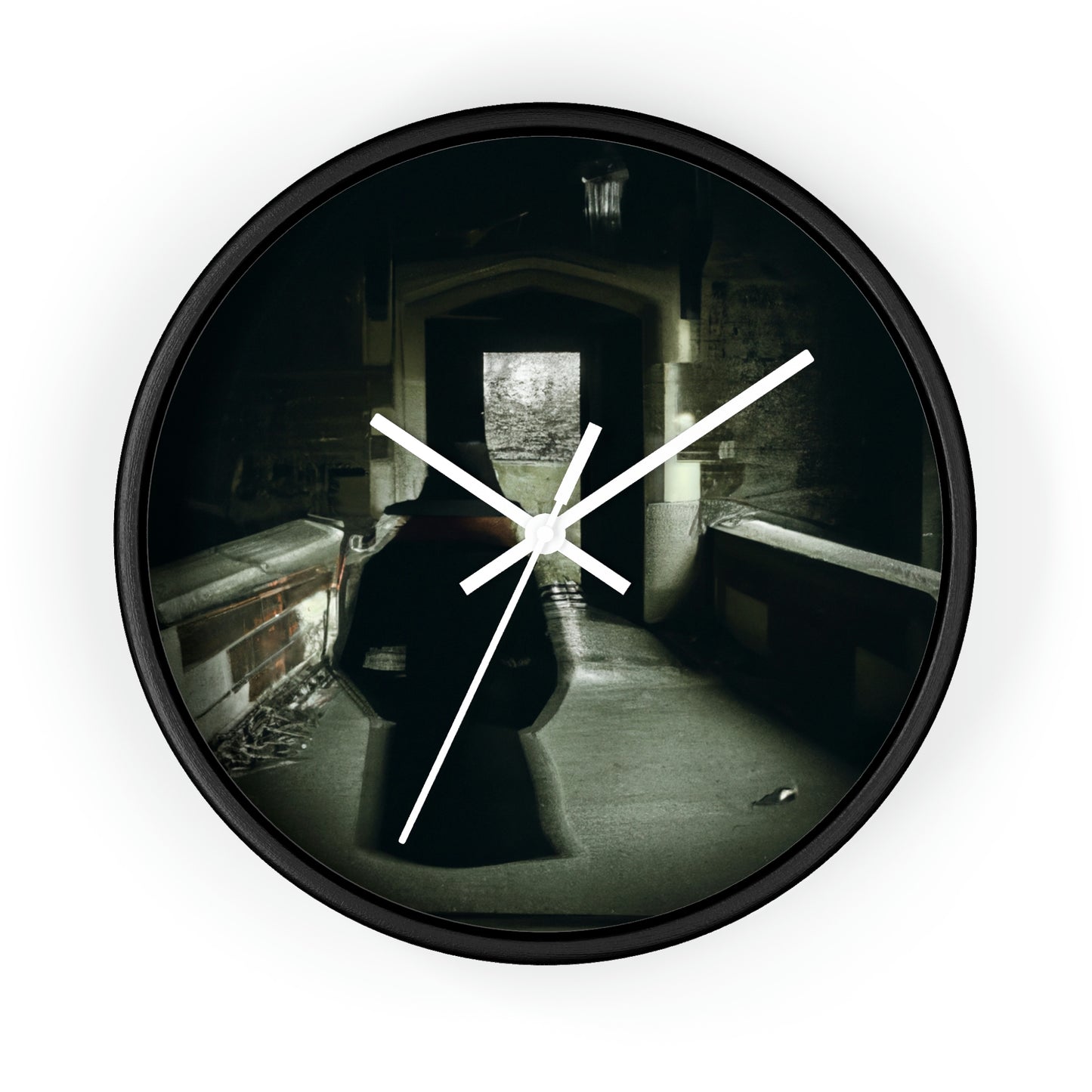 "The Enigmatic Visitor of the Ancient Castle" - The Alien Wall Clock