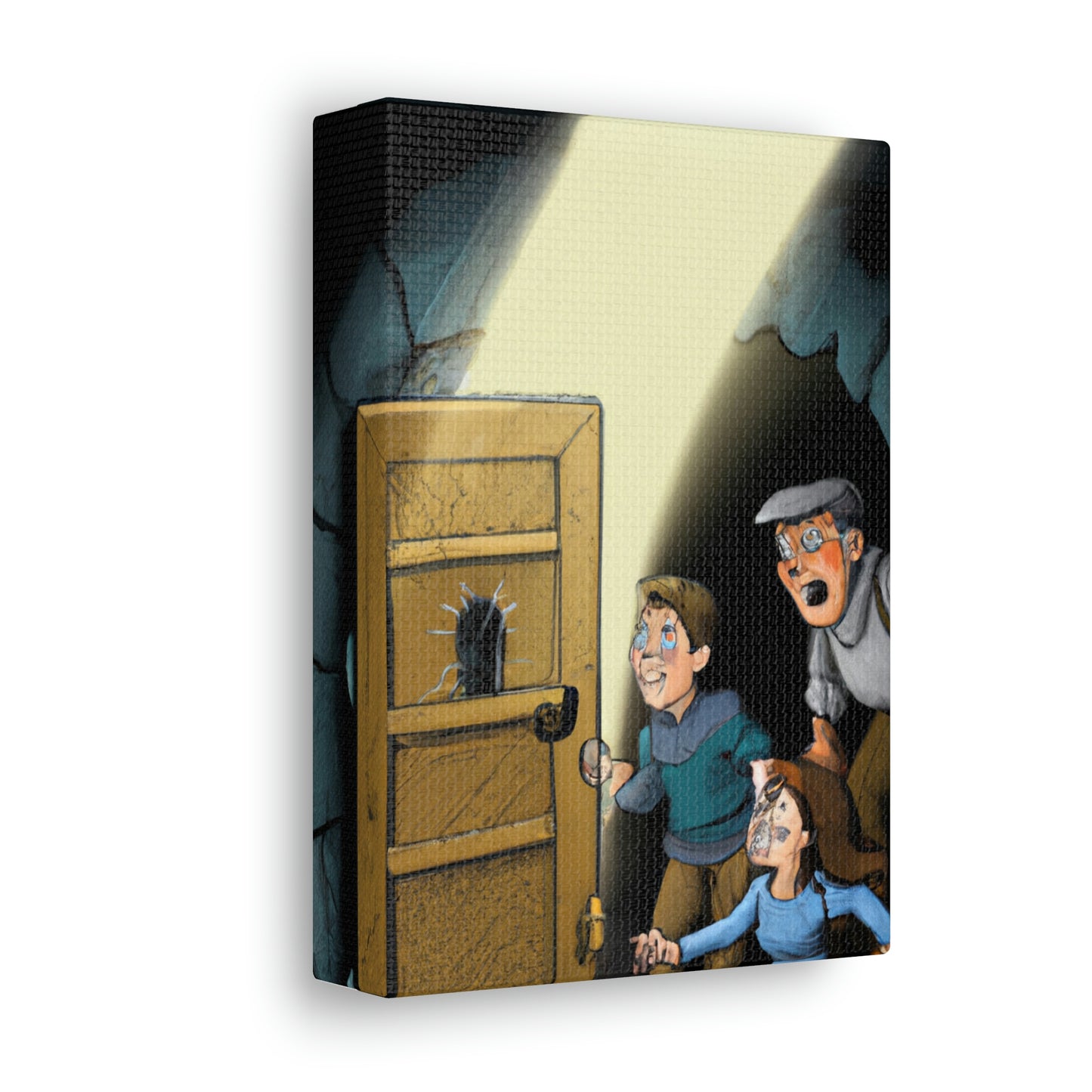 "The Mysterious Door in the Basement." - The Alien Canva