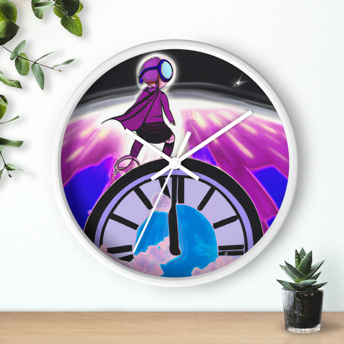 "Time-Travelers to the Rescue" - The Alien Wall Clock