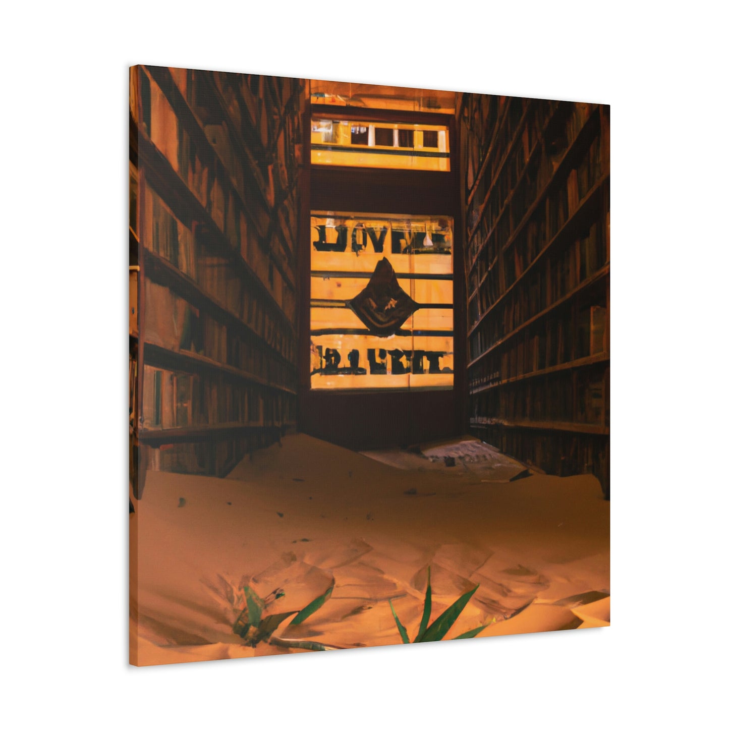 "The Forgotten Desert Library" - The Alien Canva