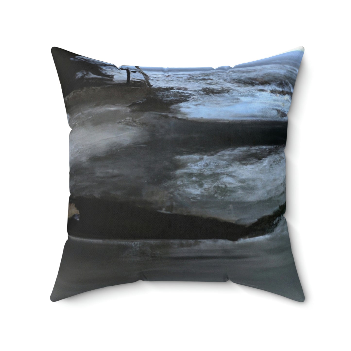 "The Frozen Depths of History" - The Alien Square Pillow