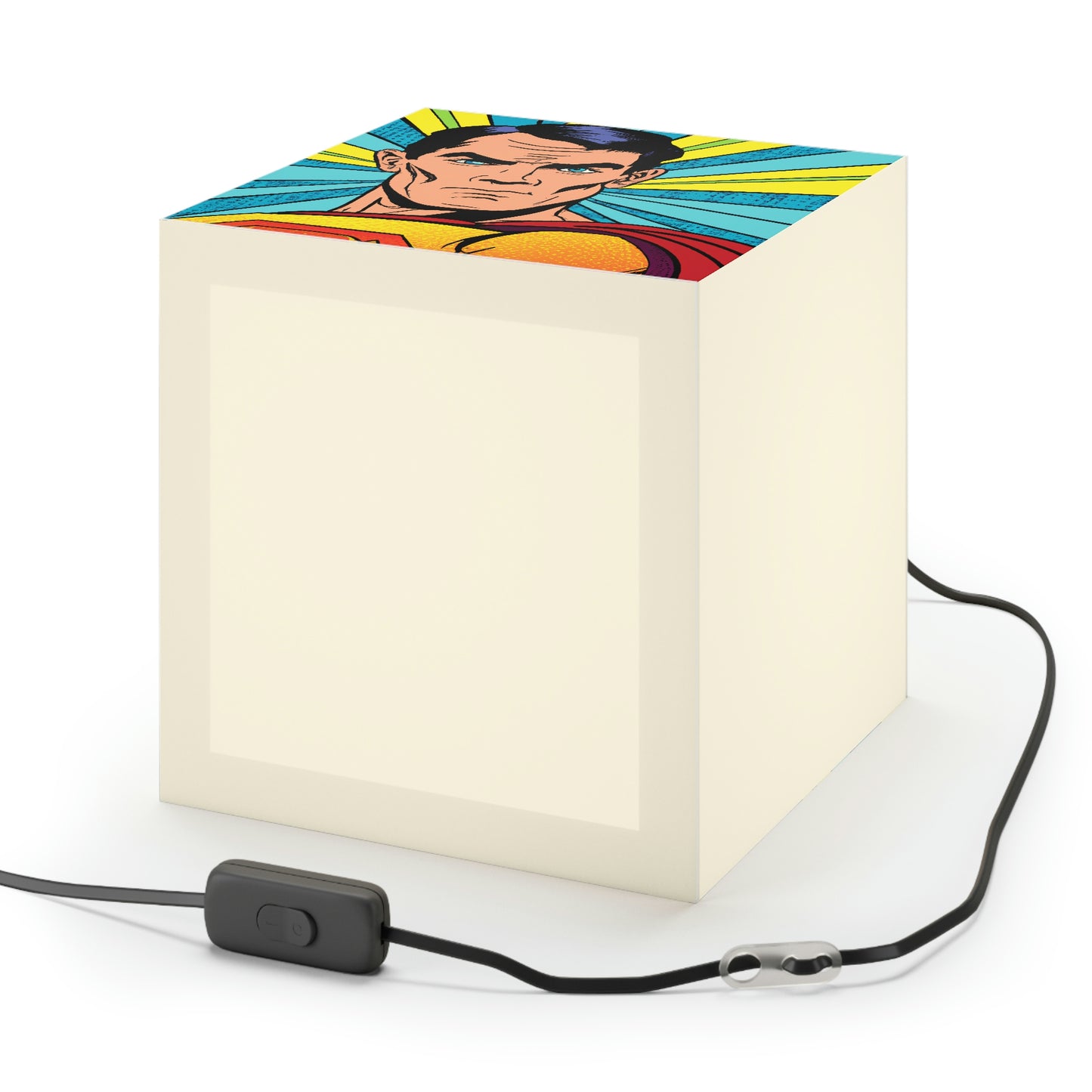 "The Hero's Heroism: A Comic-Book Portrait" - The Alien Light Cube Lamp