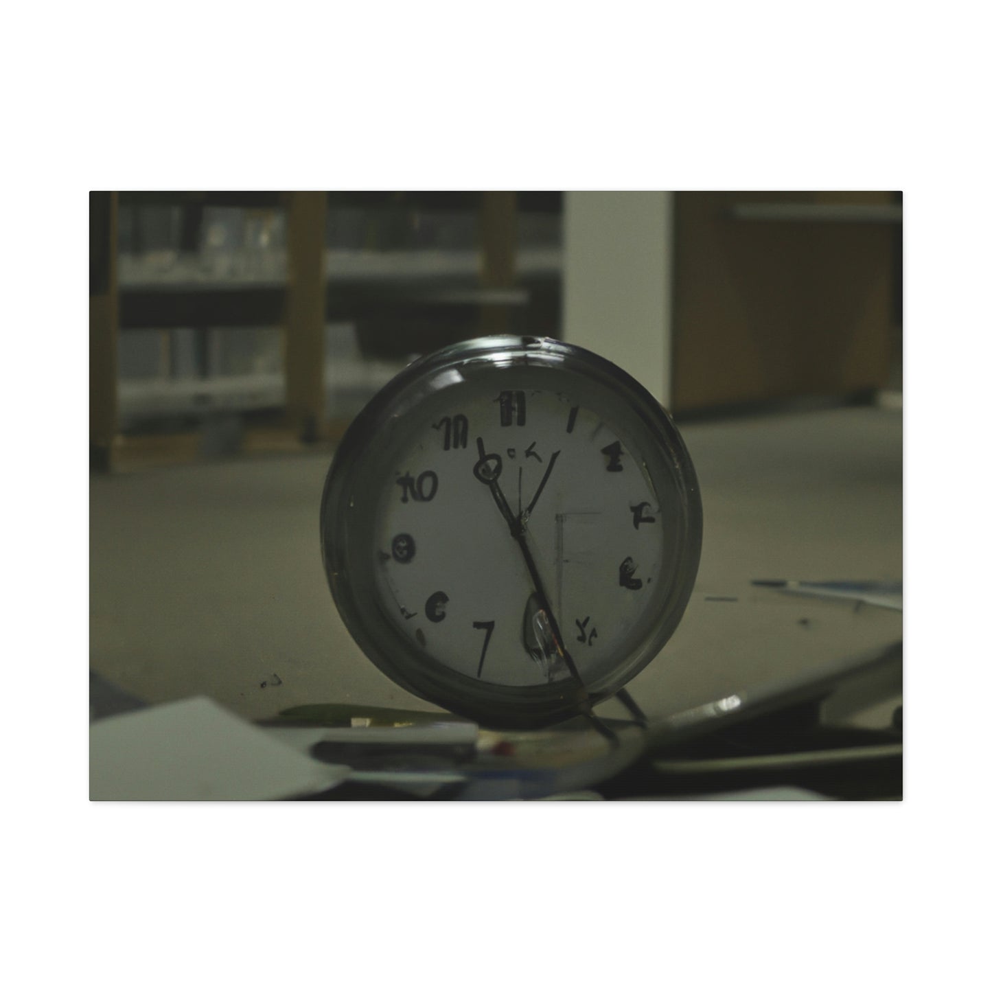 "The Mystery of the Library Clock" - The Alien Canva