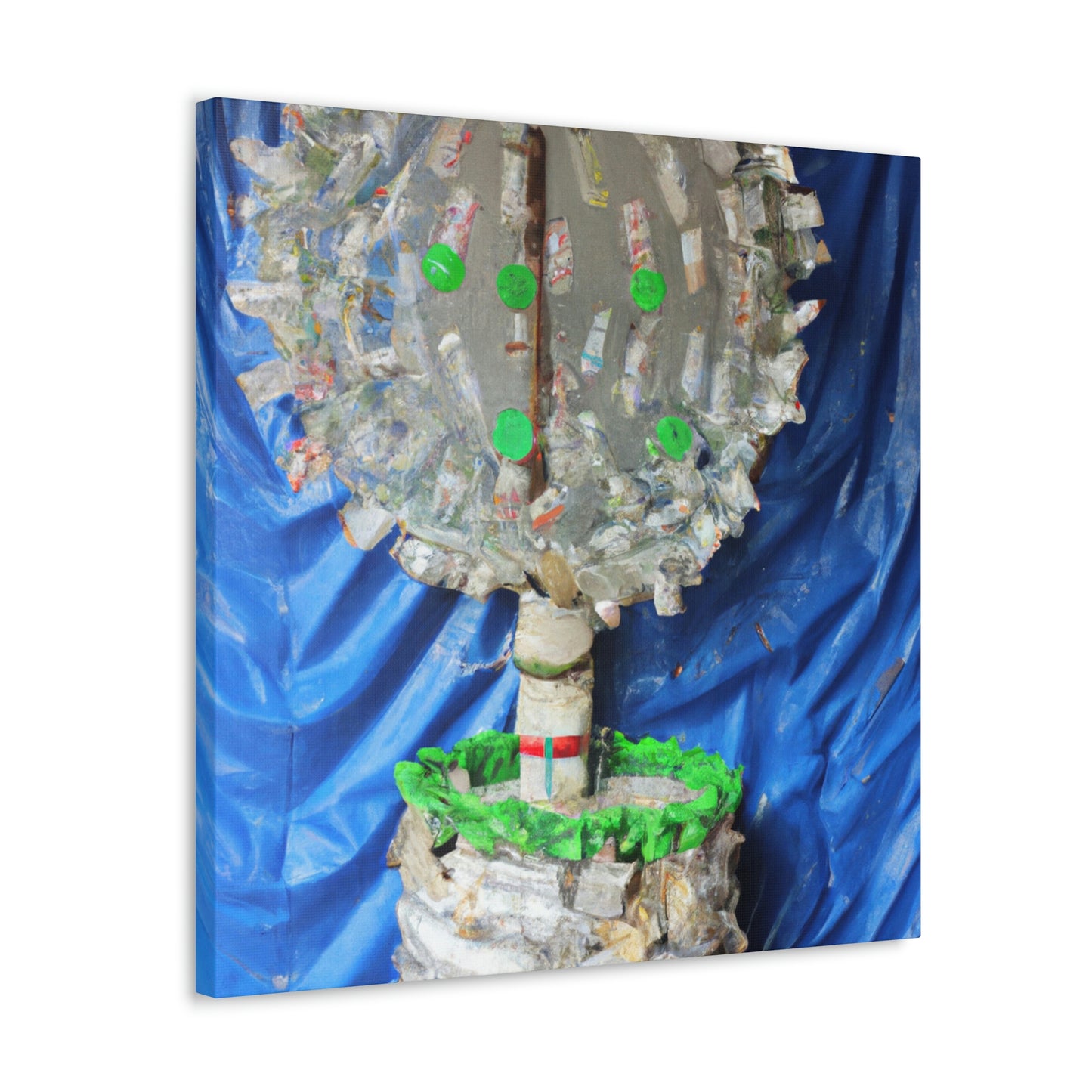 "Upcycled Expression: A 3D Sculpture" - Canvas