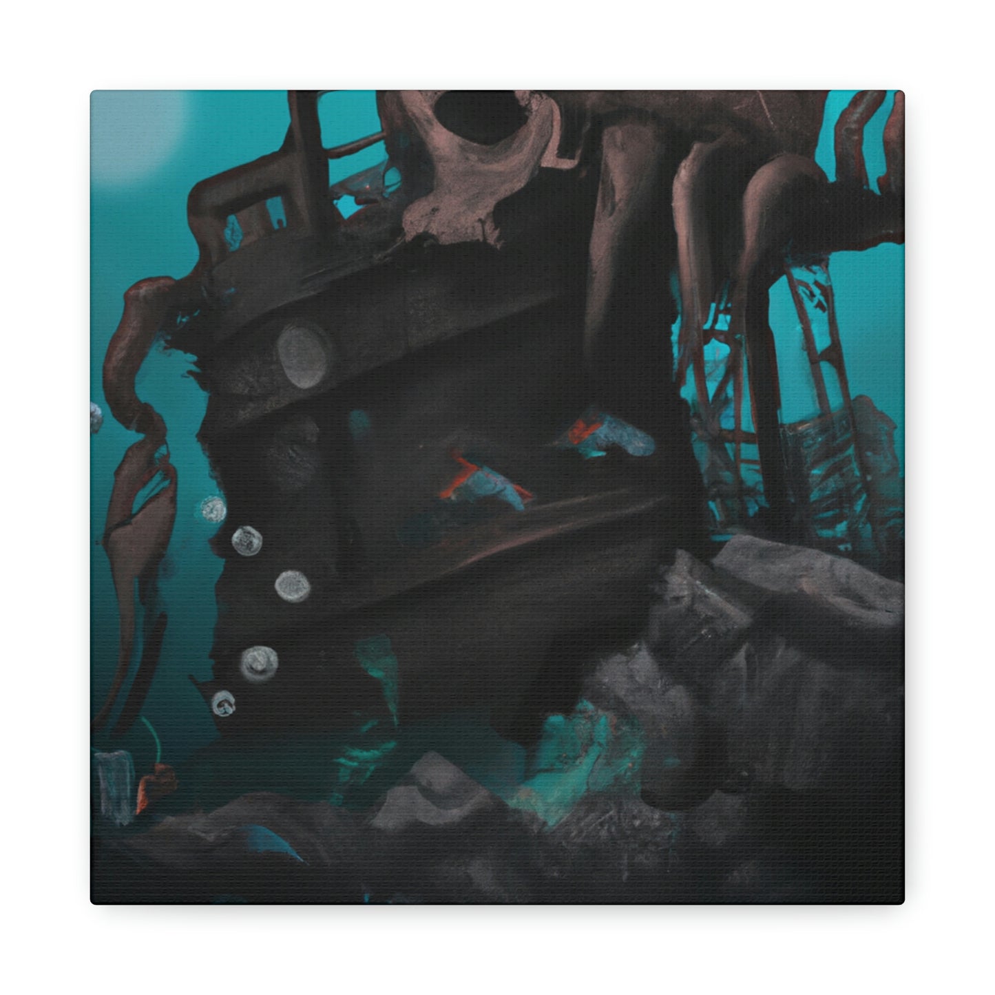 "Mystery of the Lost Ship" - The Alien Canva