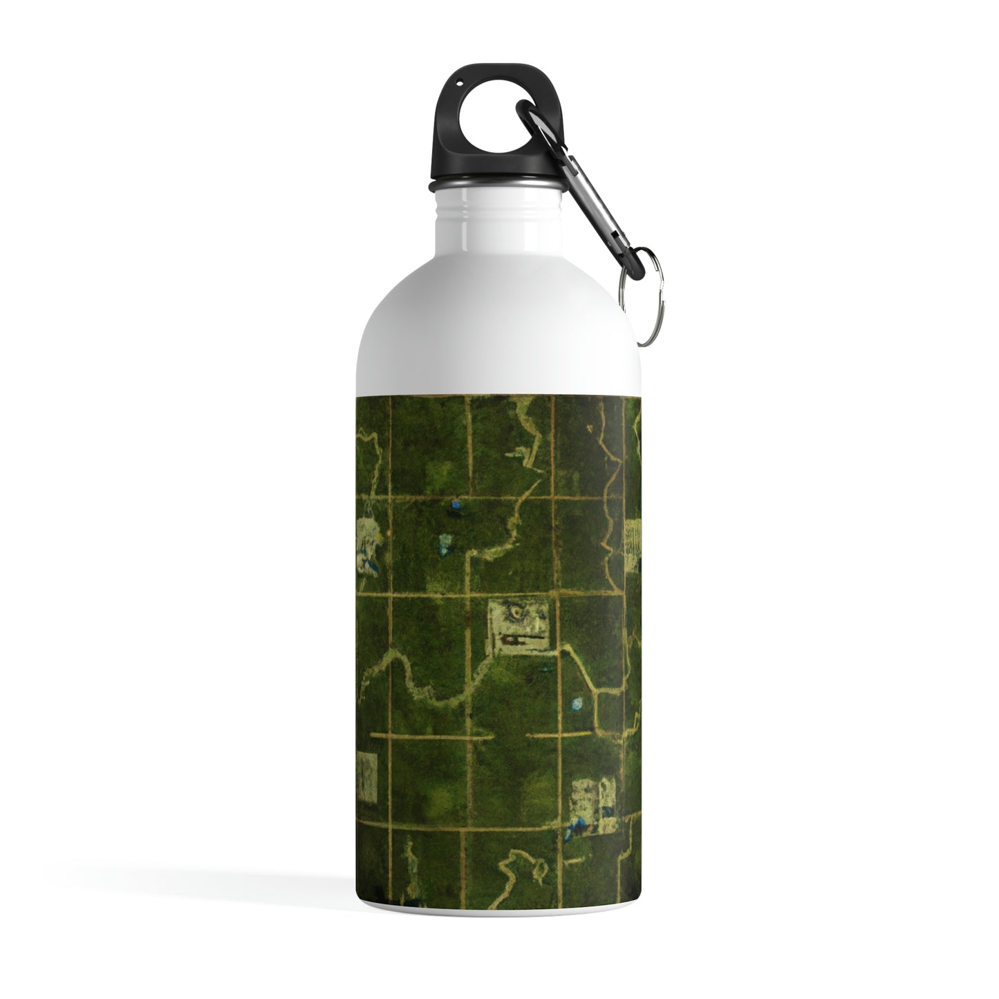 "The Enchanted Forest Map" - The Alien Stainless Steel Water Bottle