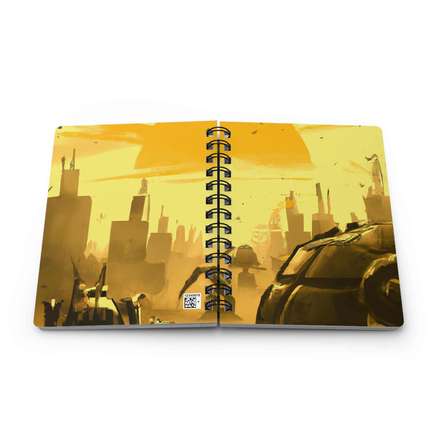"Robotopia: A Post-Apocalyptic City" - The Alien Spiral Bound Journal