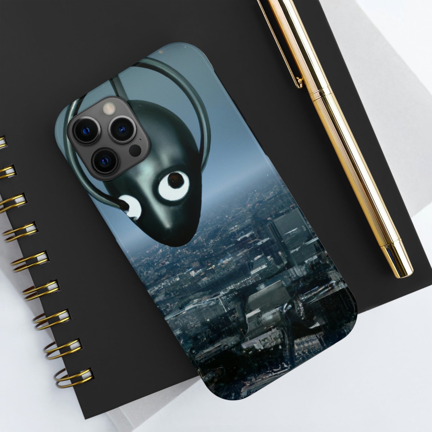 "A Distant Spark: An Alien's Search for Sanctuary in the City." - The Alien Tough Phone Cases