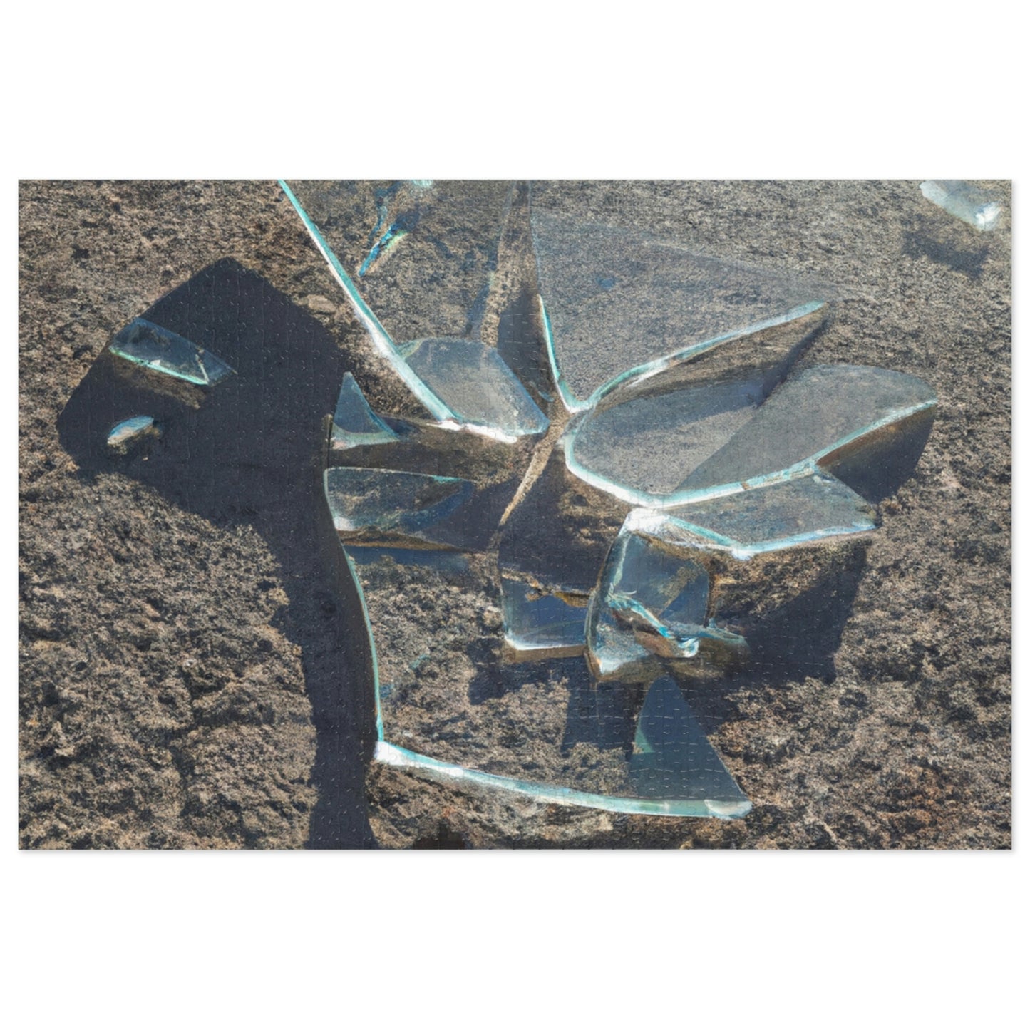 "Glimmer of Broken Glass" - The Alien Jigsaw Puzzle