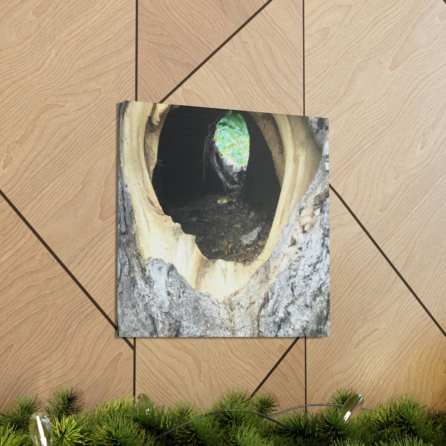 "The Hidden Path in the Ancient Tree" - The Alien Canva