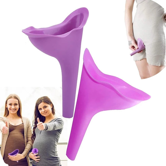 Field Emergency New Design Women Urinal Outdoor Travel Camping Portable Female Urinal Soft Silicone Urination Device Stand Up - The Alien Stuff