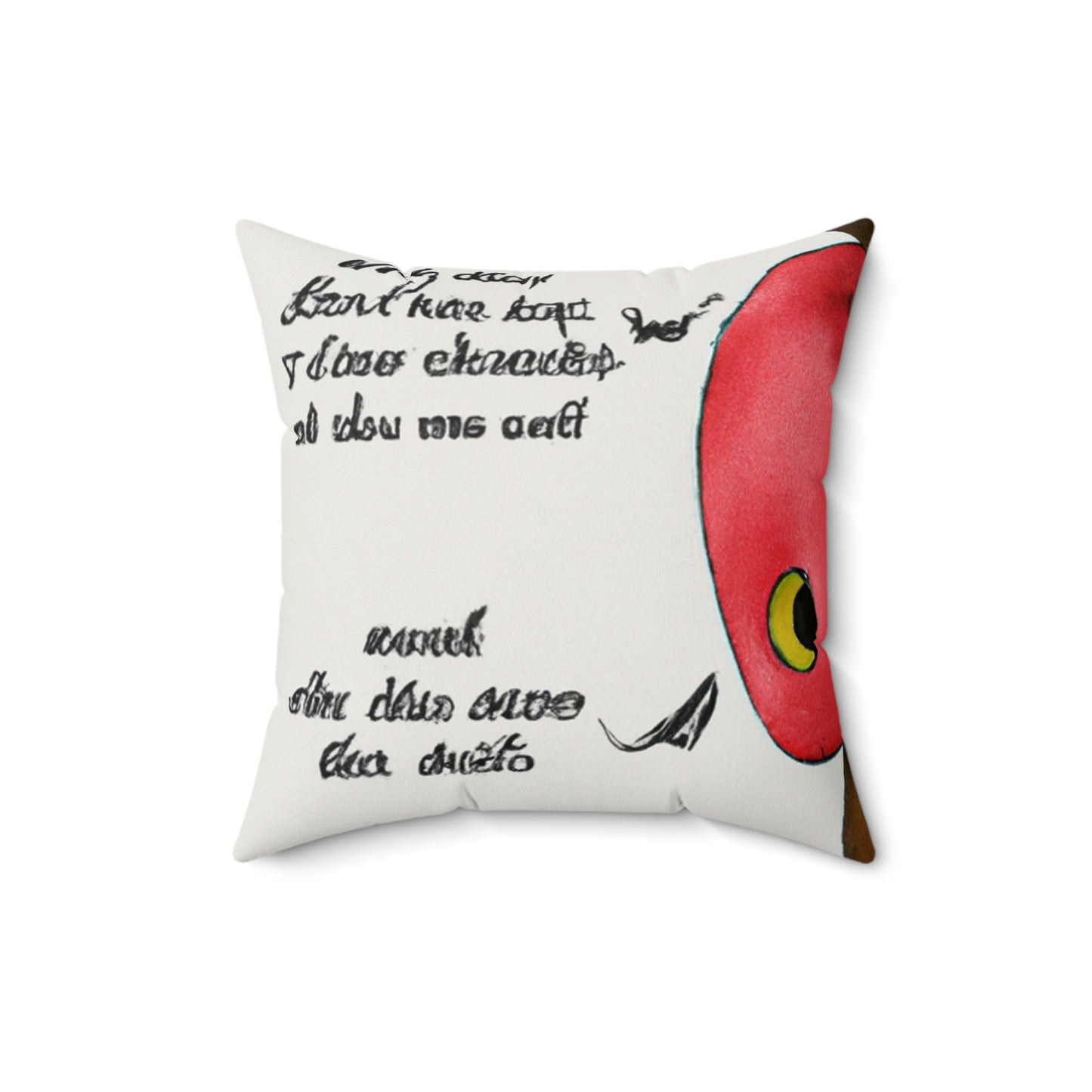 "The Roguish Apple Tree" - The Alien Square Pillow