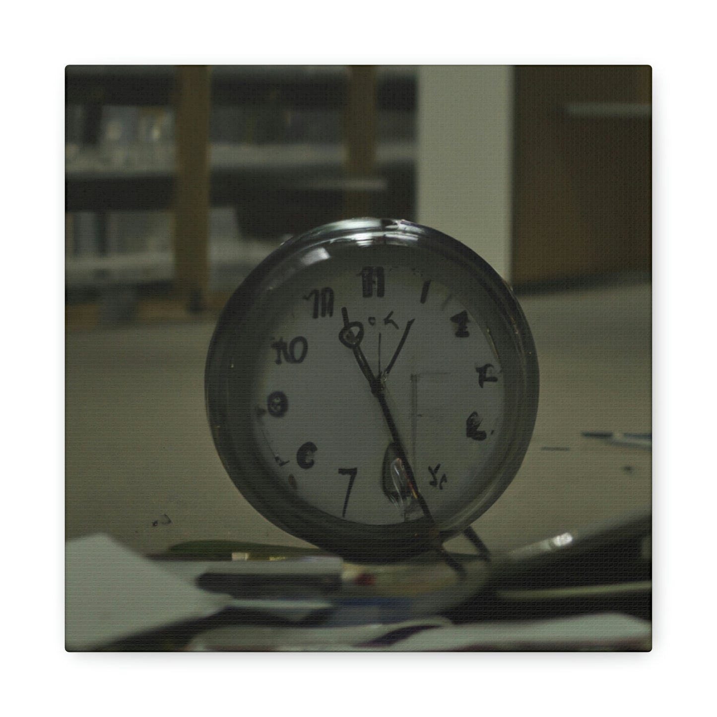 "The Mystery of the Library Clock" - The Alien Canva