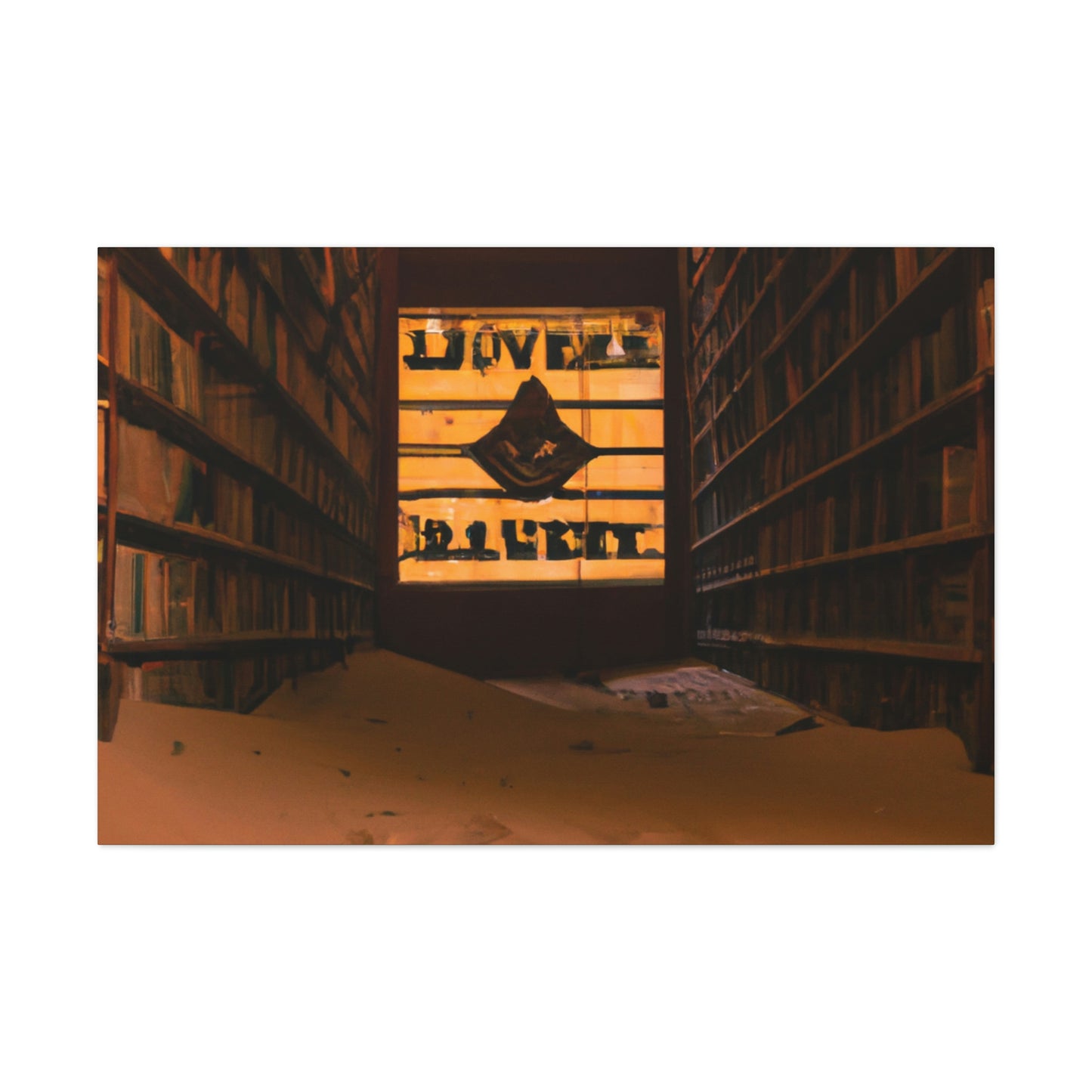 "The Forgotten Desert Library" - The Alien Canva