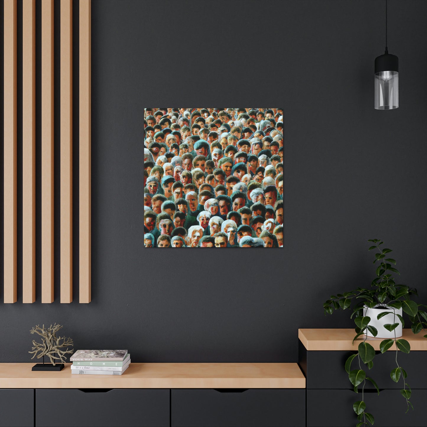 "The Crowd's Energy" - Canvas