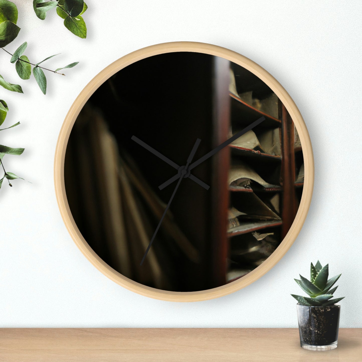 "Mystery of the Antiquarian Library" - The Alien Wall Clock