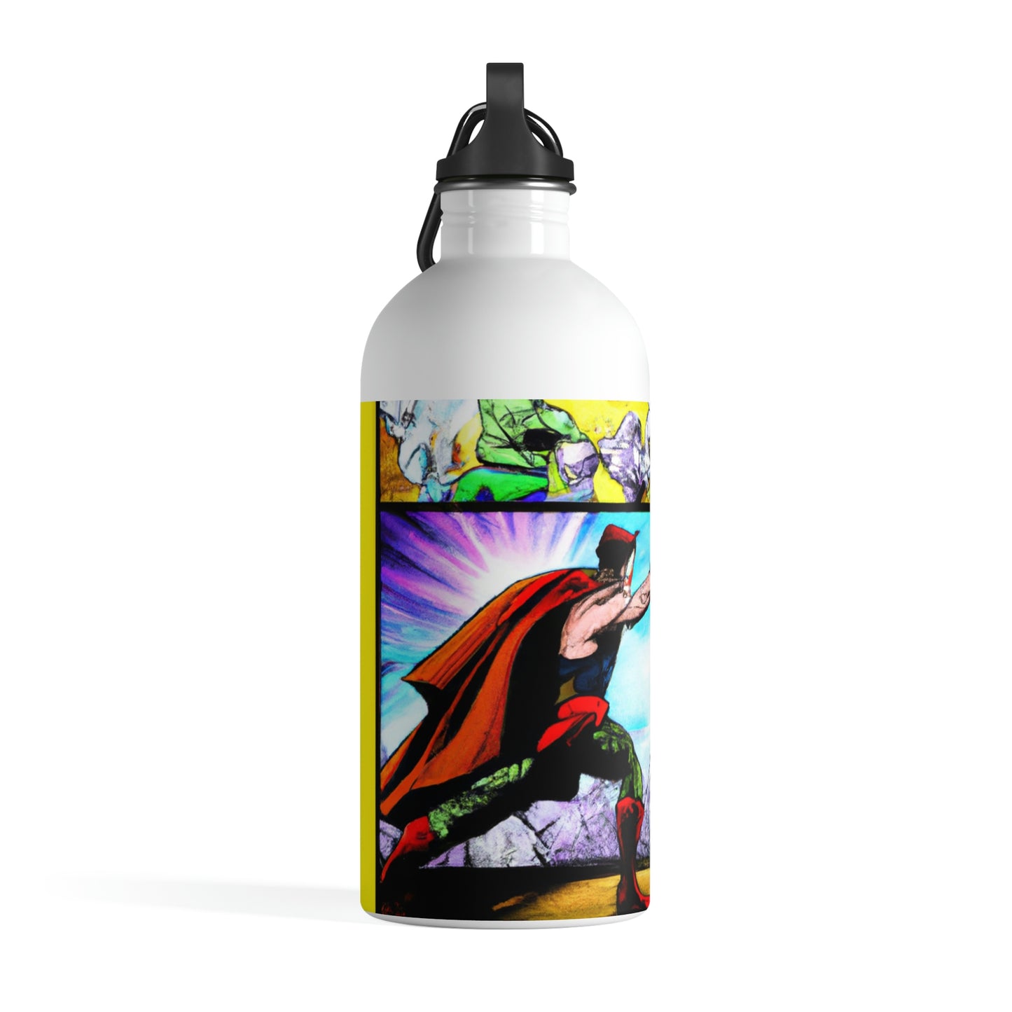 Superhero Showdown! - The Alien Stainless Steel Water Bottle