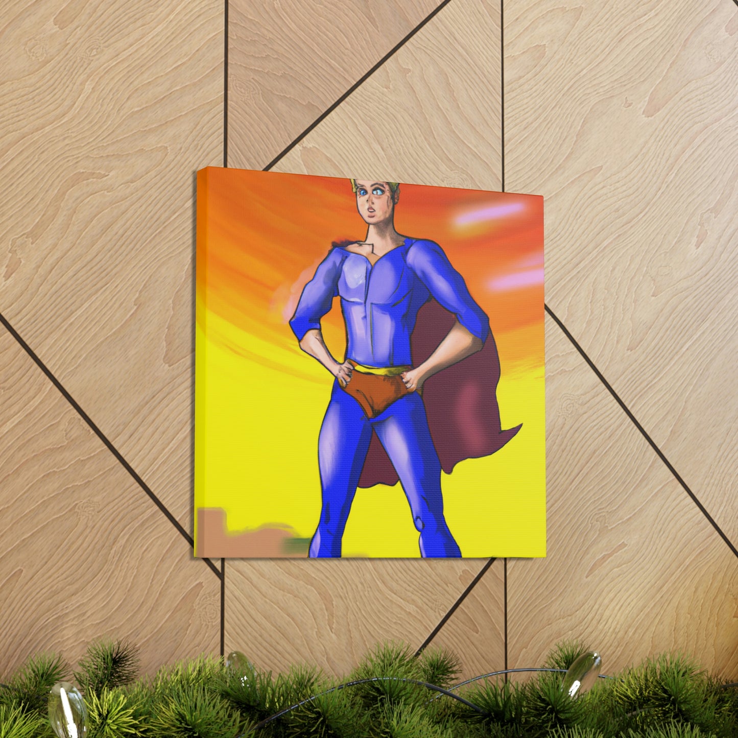 "SuperSelf: A Superhero Portrait" - The Alien Canva.