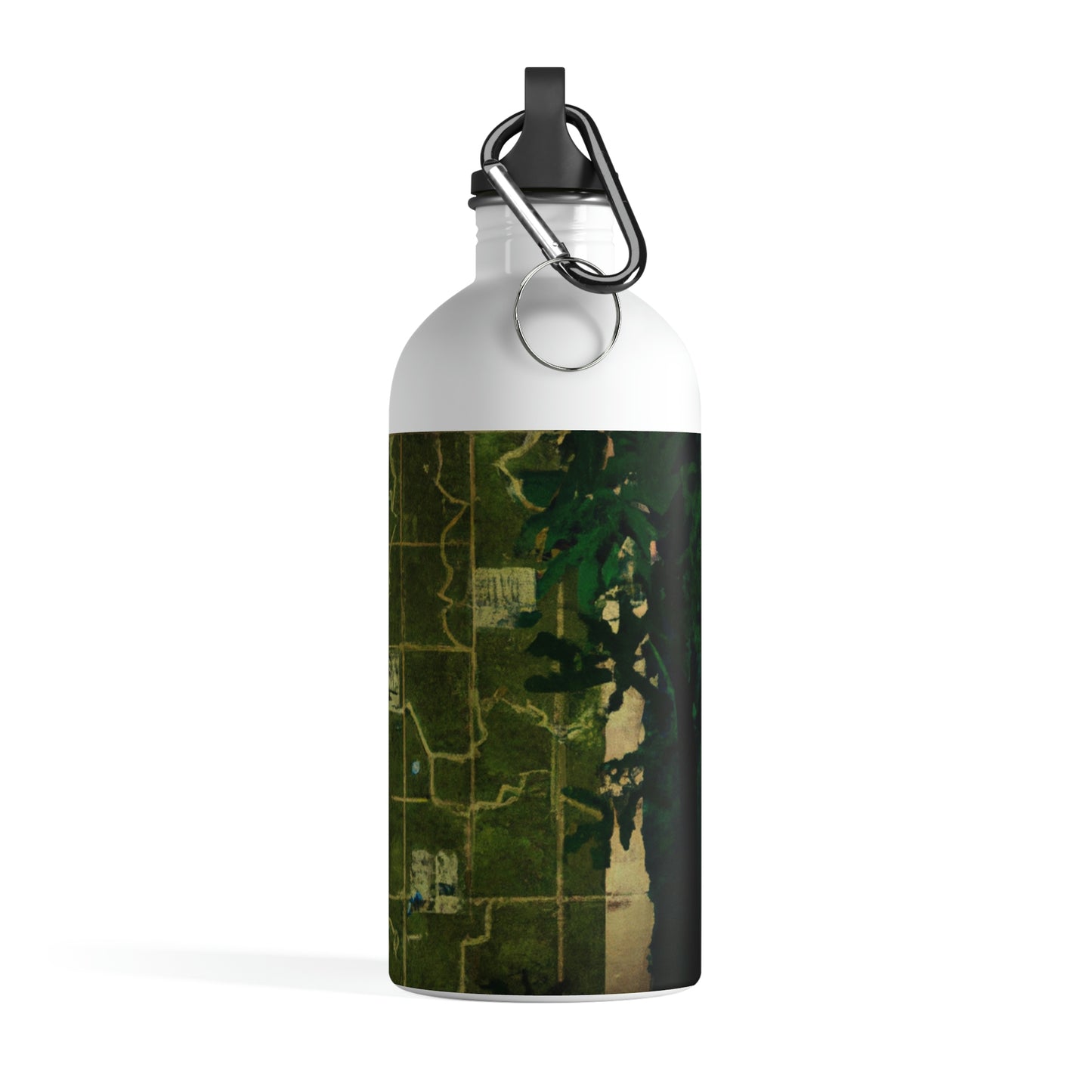 "The Enchanted Forest Map" - The Alien Stainless Steel Water Bottle