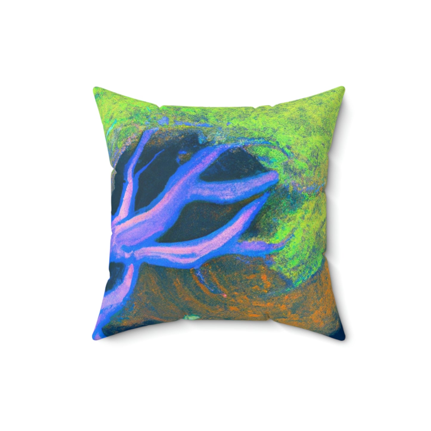 "The Enchanted Tree" - The Alien Square Pillow