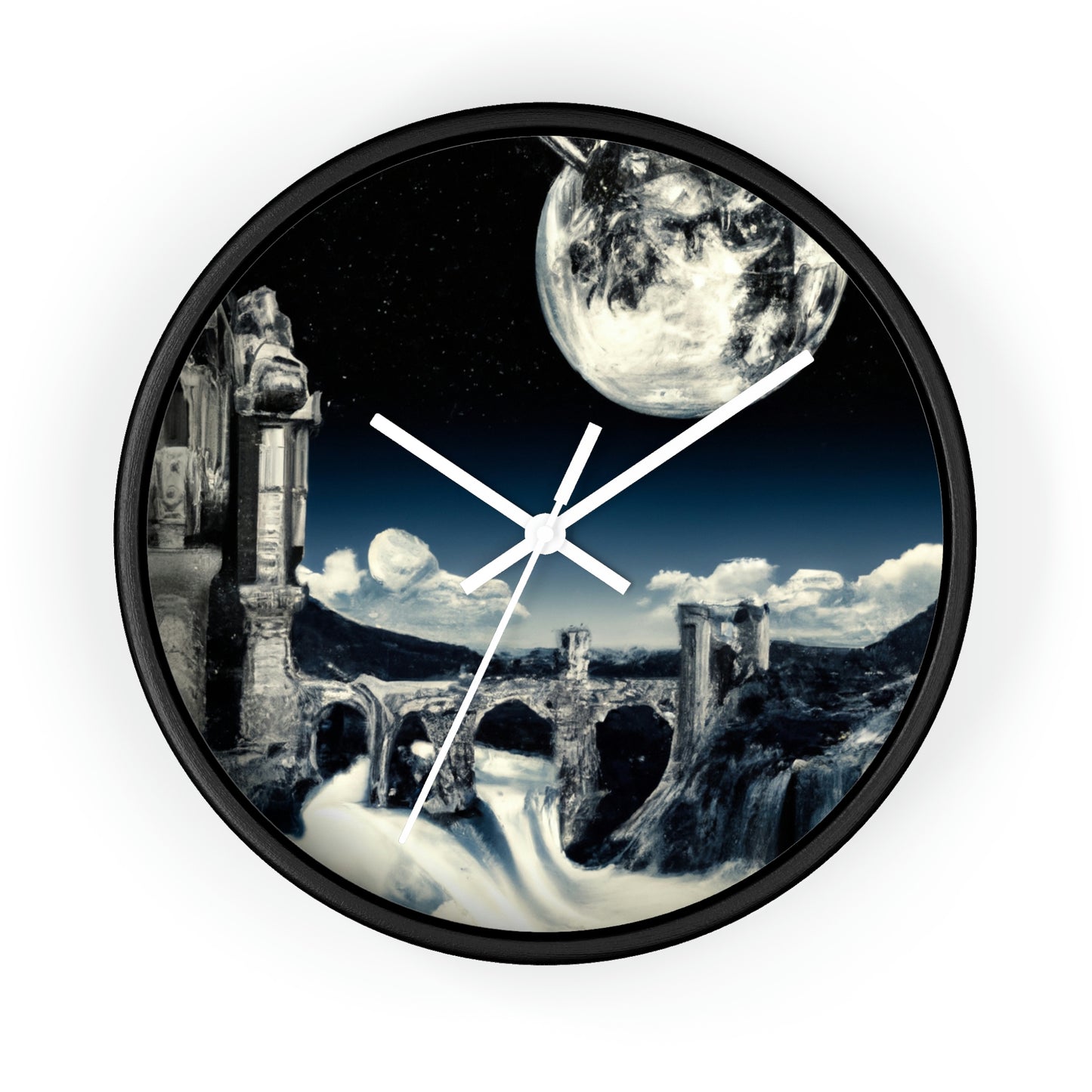"Silvermoon Awakening" - The Alien Wall Clock
