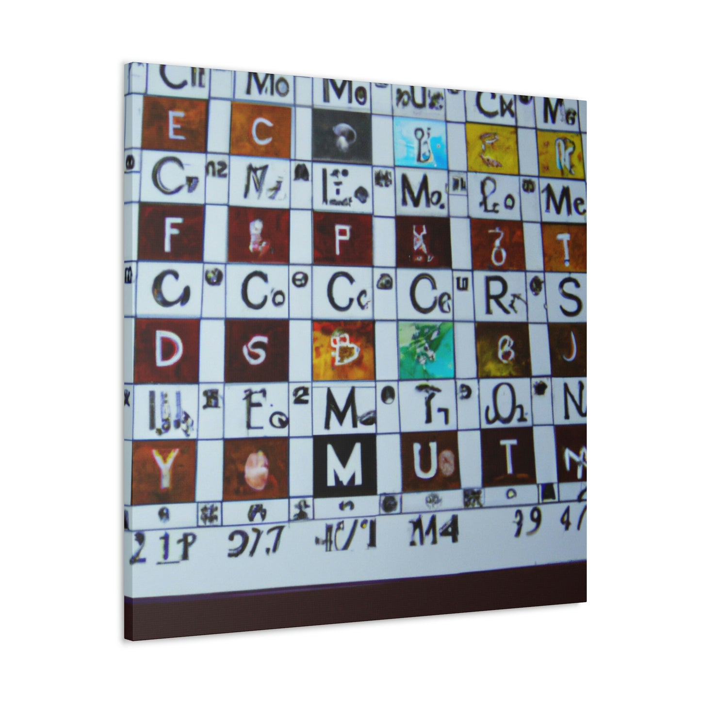 "The Periodic Table Palette" - The Alien Canva.