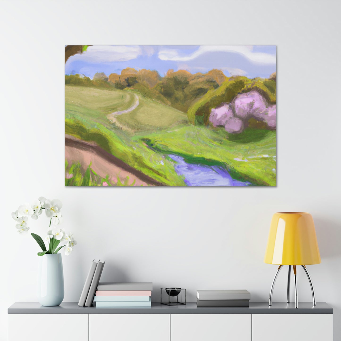 "Alive and Thriving: A Nature Painting" - Canvas
