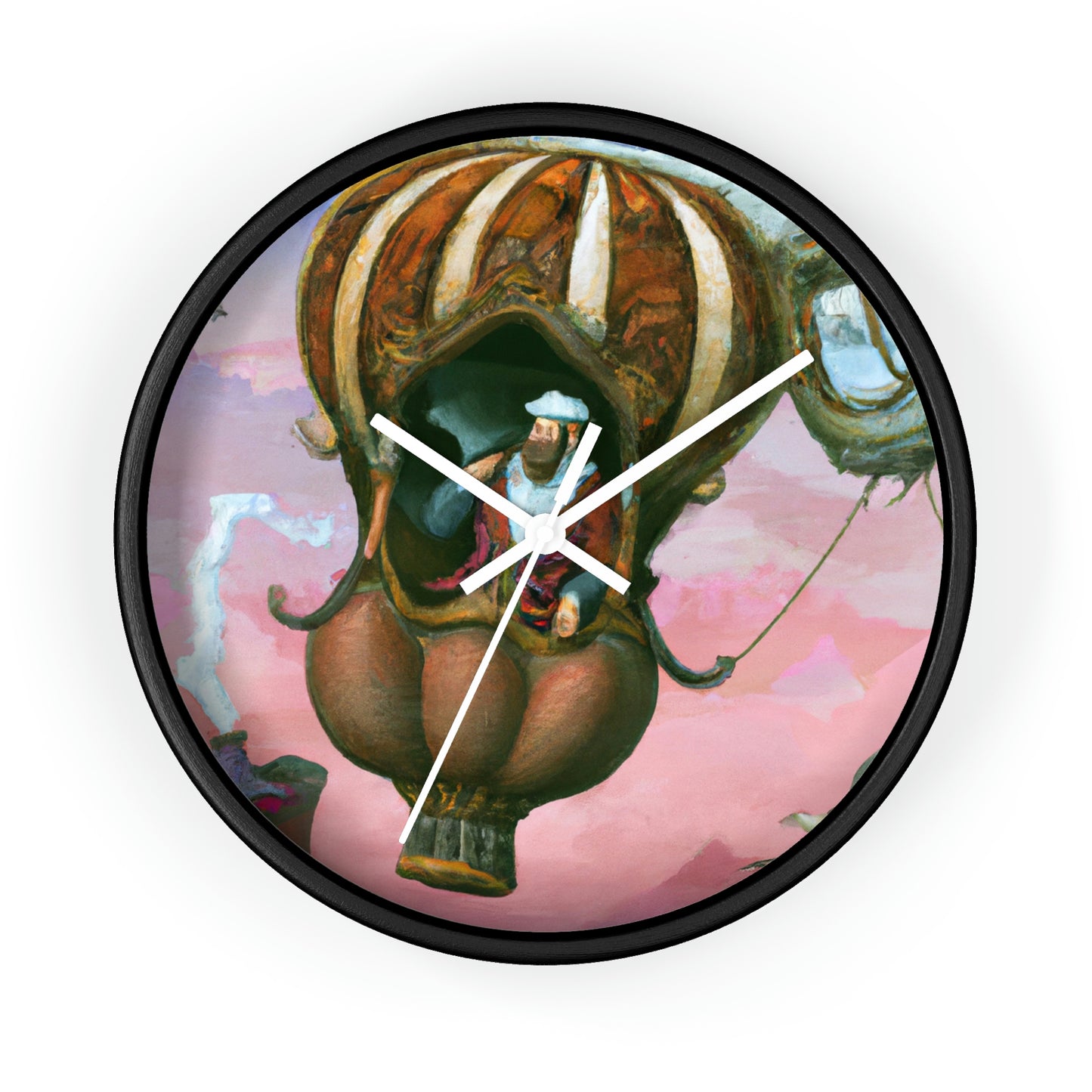 The Wizarding Winds of the Hot Air Balloon - The Alien Wall Clock