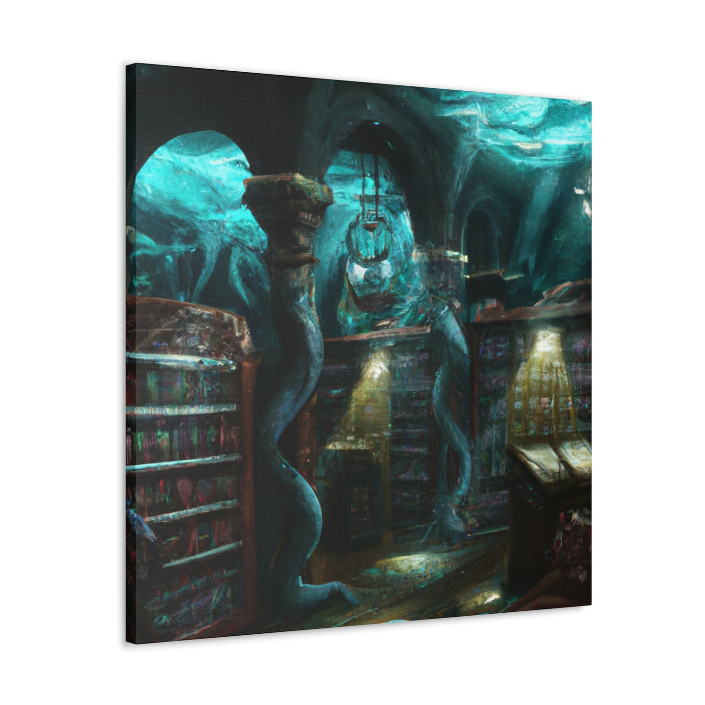 "The Forgotten Spellbook of the Deep" - The Alien Canva