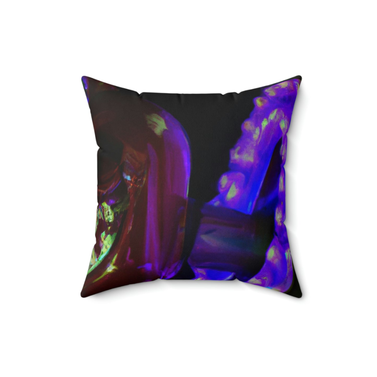 "Carnivale of the Damned" - The Alien Square Pillow