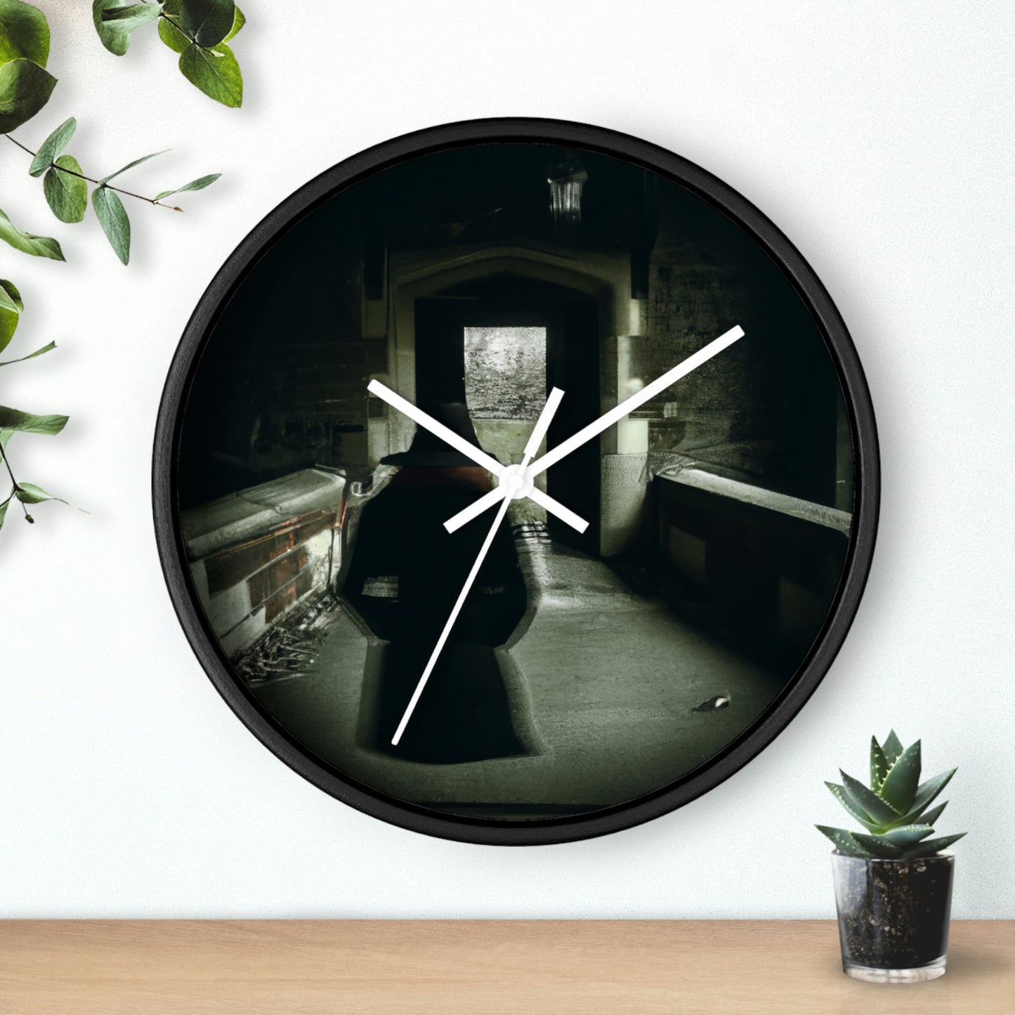"The Enigmatic Visitor of the Ancient Castle" - The Alien Wall Clock