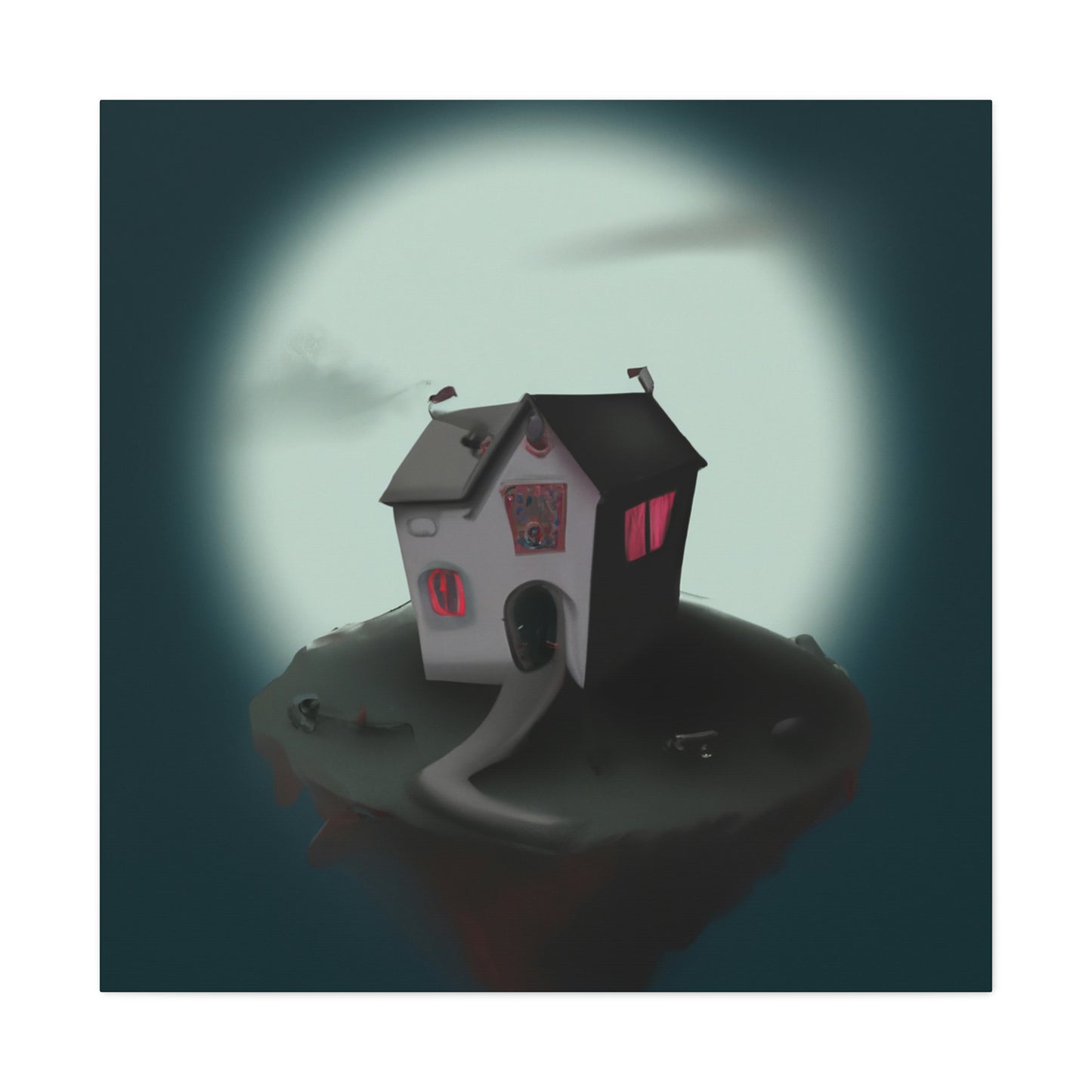 "The Curse of the Crater House" - The Alien Canva