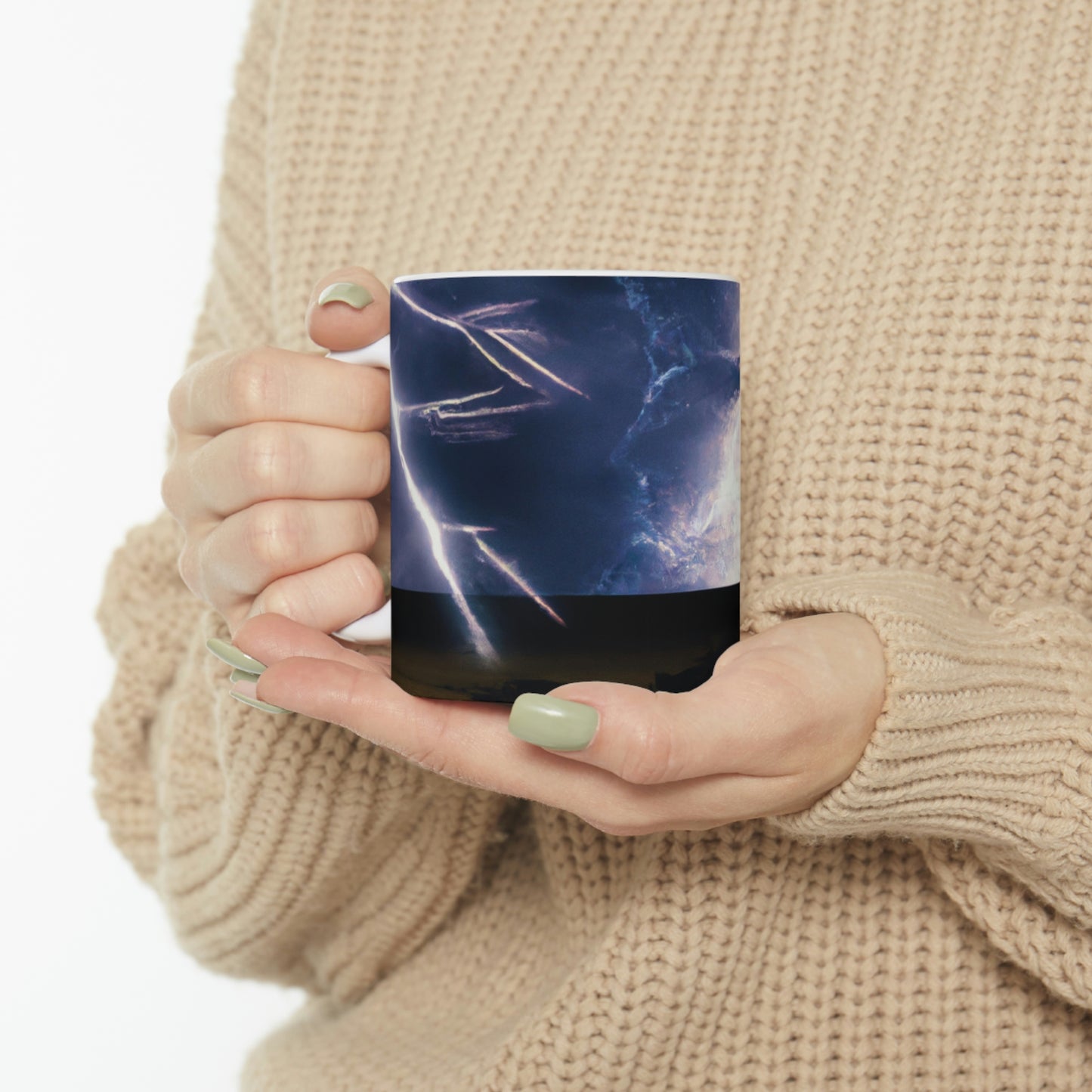 "The Storm Of An Unknown World" - The Alien Ceramic Mug 11 oz