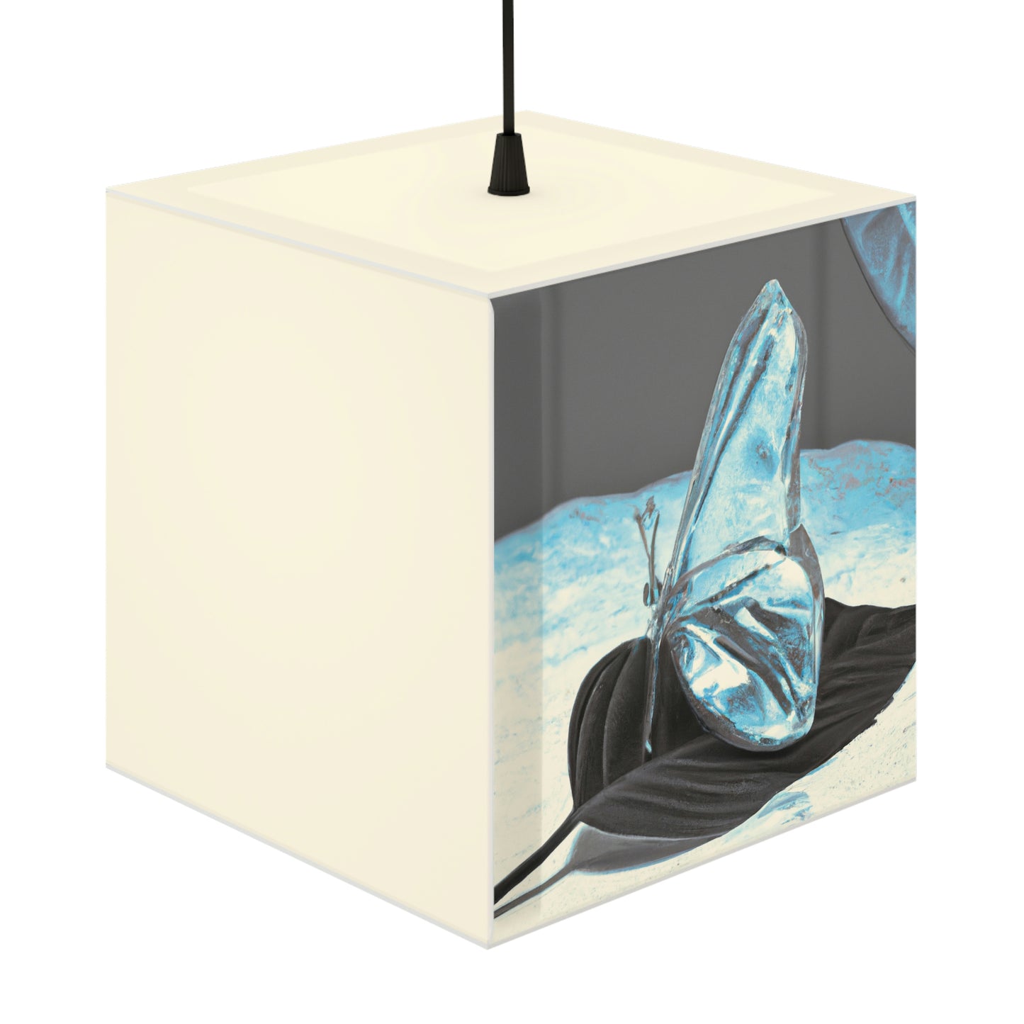 "Wishing for the Sky: A Crystal Butterfly's Dream" - The Alien Light Cube Lamp