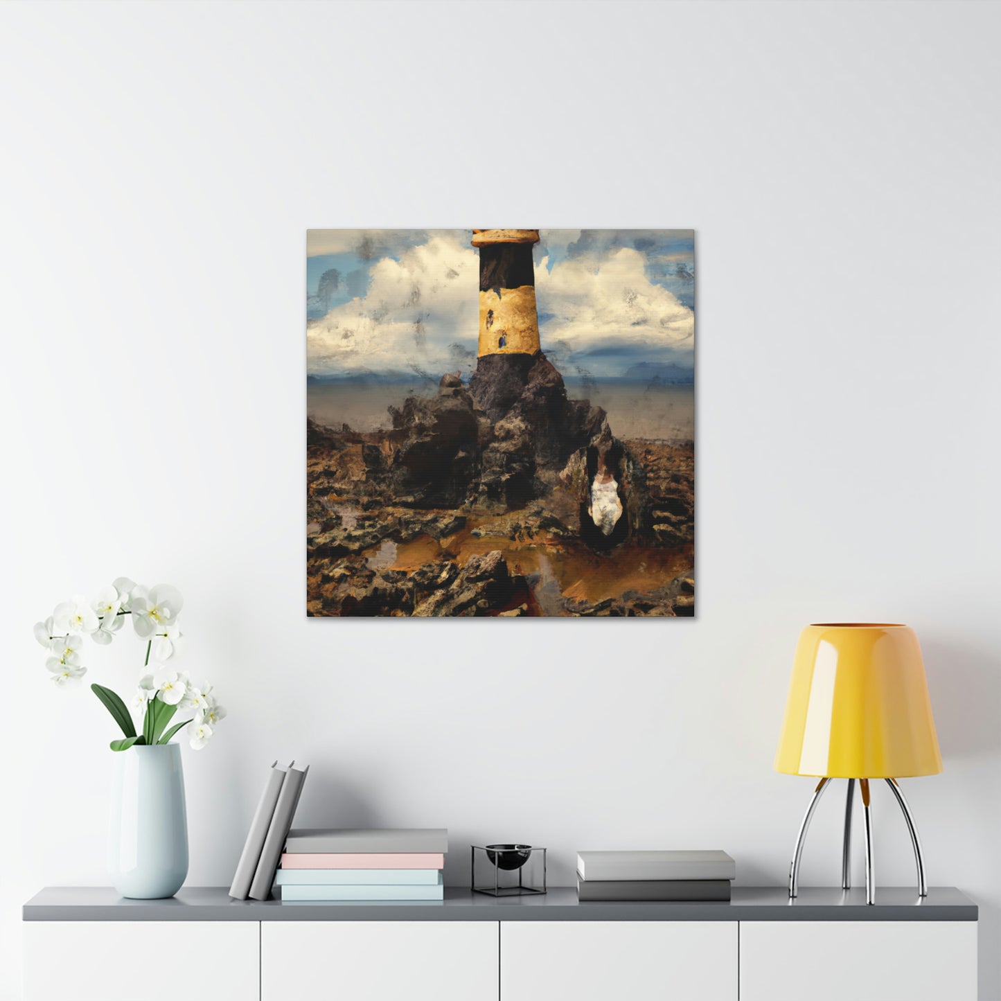 "Lonely Beacon on the Shore" - The Alien Canva